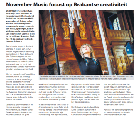 Artikel November Music Bossche Omroep