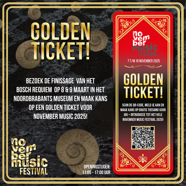 Laatste kans: Finissage Bosch Requiem + Golden Ticket-Actie!