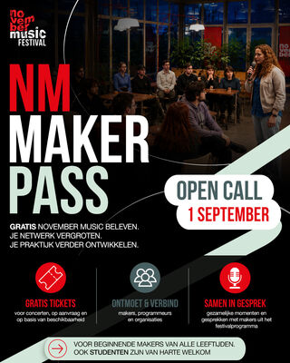 Nieuw: NM Maker Pass